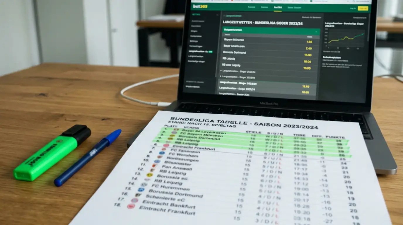 Herbstmeister Bundesliga Muster — 67% Trefferquote als Basis für Langzeitwetten auf den Meister