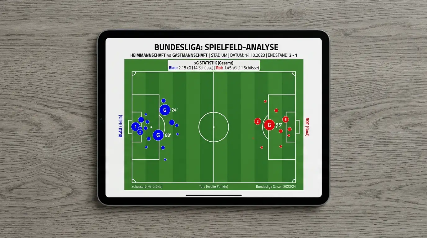 xG-Analyse Bundesliga — Expected Goals Torchancenqualität für Wettentscheidungen nutzen
